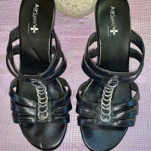 Black low heel slip-ons (8)